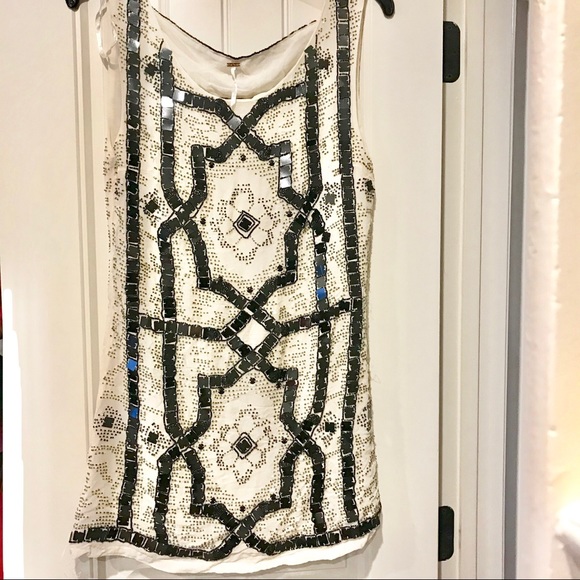 Free People speak easy sequin tank mini dress - Picture 3 of 8